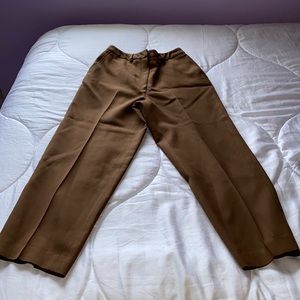 Vintage brown cigarette pants